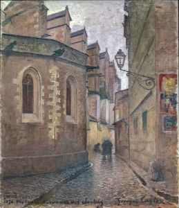 The street of the bellsFrancais:La rue des clochesItaliano:La strada delle campane by Georges Castex