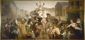 La Descente de la Courtille by Jean Pezous