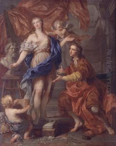 Pygmalion Seeing His Statue Come to Life by Francois Lemoyne