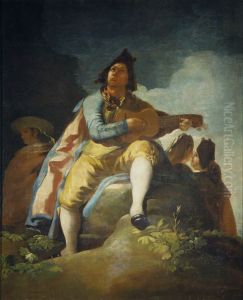 El majo de la guitarra.