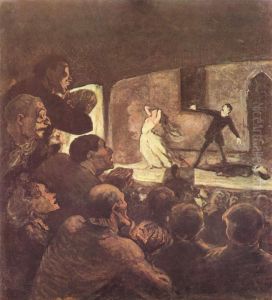 The Melodrama by Honore Daumier