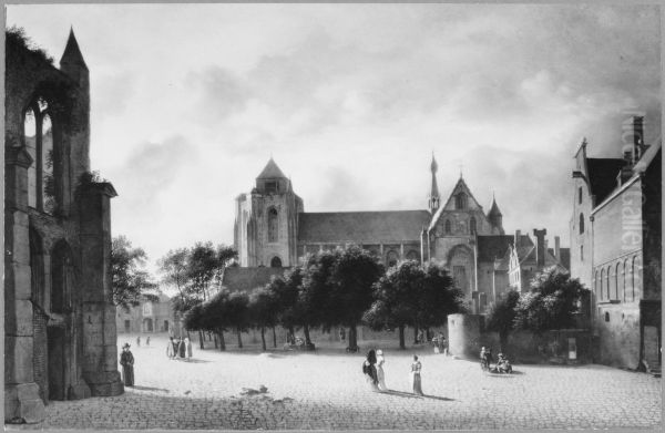 View of the Grote Kerk in Veere, seen from the south - view 1