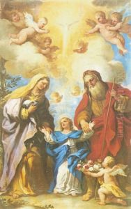 Santi Gioacchino ed Anna con la Vergine Bambina Santi Gioacchino ed Anna con la Vergine Bambina