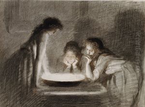 Christmas Divination by Ivan Kramskoi