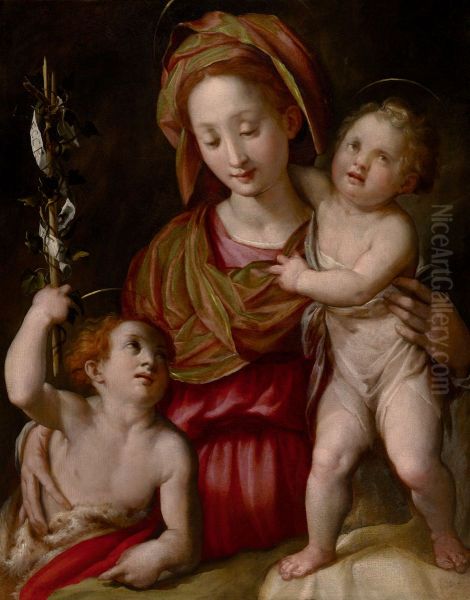 Madonna and Child with the Young St. John the Baptist - view 1
