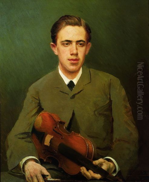 Portrait of Nikolai Ivanovich Kramsky - view 1