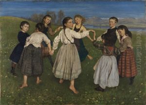 Kinderreigen by Hans Thoma