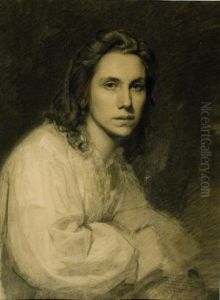 Portrait of Sofia Nikolaevna Kramskaya by Ivan Kramskoi