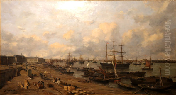 Port de Bordeaux, vue prise du pont de la Bastide - view 1