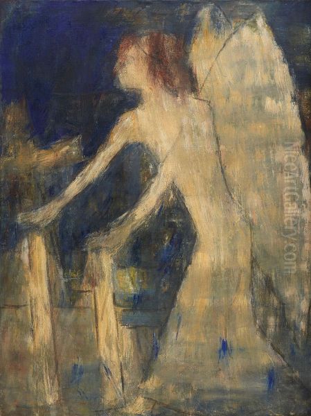 Angel who carries light into the tombs - view 1