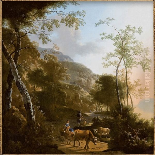 Landscape with Mule and Rider - view 1