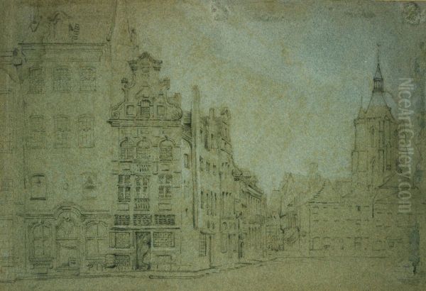 Vue de la ville de Malines (?) - view 1