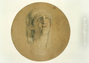 Kop van een man by unknown