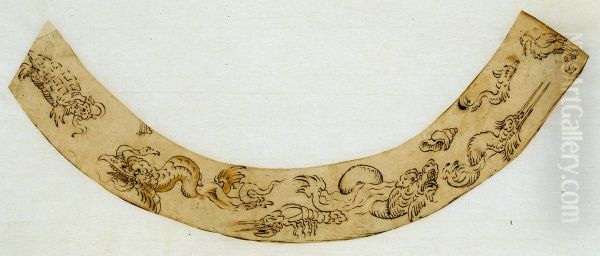 Design for the rim of a dish - view 1