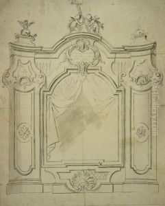 Entwurf fur einen Altartisch by Theodoor Verhaegen