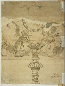 Design for a monstrance by unknown