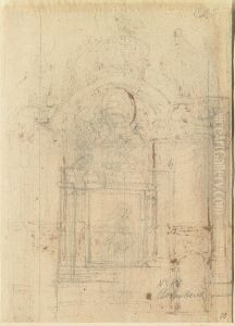 Skizze eines Altars by unknown