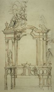 Design for an altar by Alexander van Papenhoven