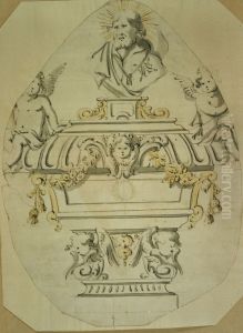Reliektombe met beeld van de heilige Jacobus