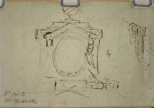 Skizzenhafter Entwurf fur eine Uhr by unknown