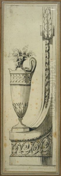 Vase fur Treppenpfahl - view 1