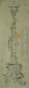 Design for a candlestick by unknown