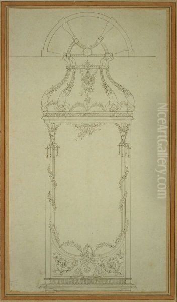 Consoletafel met spiegel - view 1