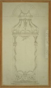 Consoletafel met spiegel by unknown