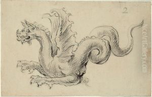 Dragon, turned to the left by unknown