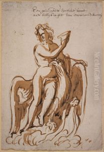 De ontvoering van Ganymedes by Jerome Duquesnoy the Younger