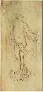 Ebauche d'un tableau (?) de la Resurrection du Christ by Lodewijk Willemsens
