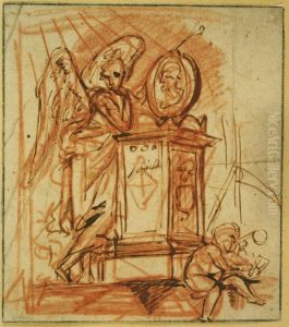 Ebauche d'un monument funeraire by Pieter Scheemaeckers