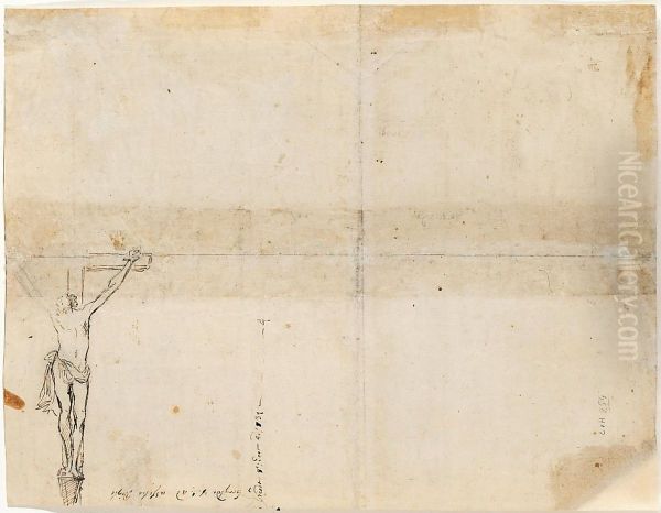 Design for a Christ for a crucifix - view 1
