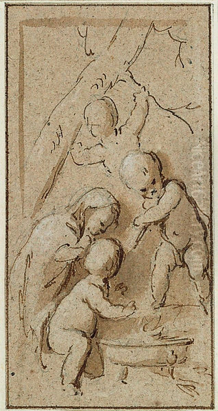 Design for an allegory of Winter - view 1