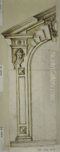 Design for a door frame with round arch