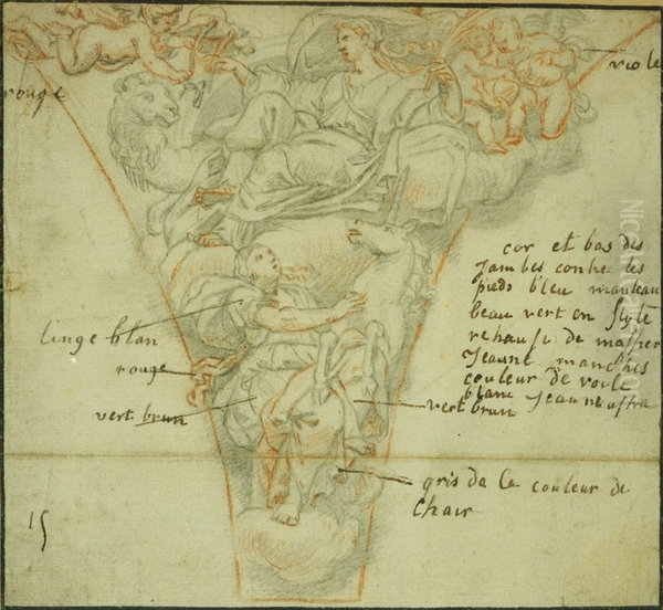 Allegorical scene with Temperantia - view 1