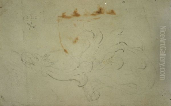 Schets van een draak - view 1