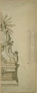 Right-hand half of a Rococo altar by Theodoor Verhaegen