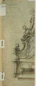 Linke Halfte eines Rokokoaltars by Theodoor Verhaegen