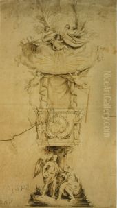 Design for a pulpit by unknown