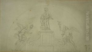 Design for the crown of an altar