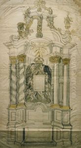 Design for an altar by unknown