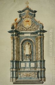 Ebauche d'un autel de Notre-Dame