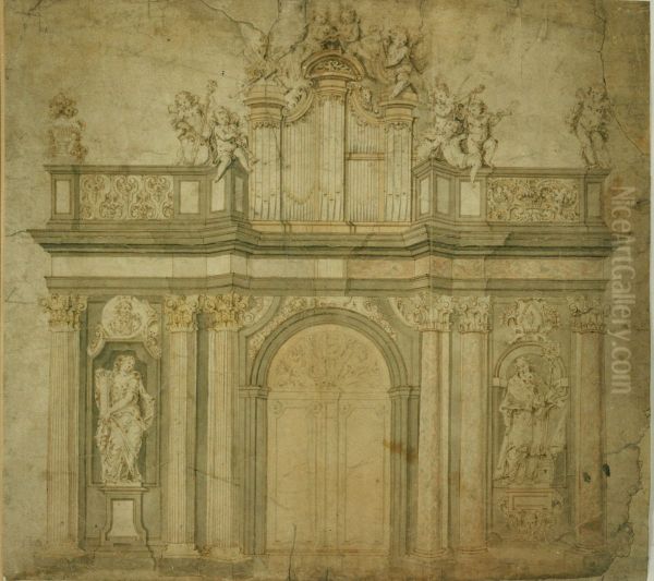 Entwurf fur ein Doxale und ein Portal - view 1