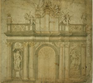 Entwurf fur ein Doxale und ein Portal Entwurf fur ein Doxale und ein Portal
