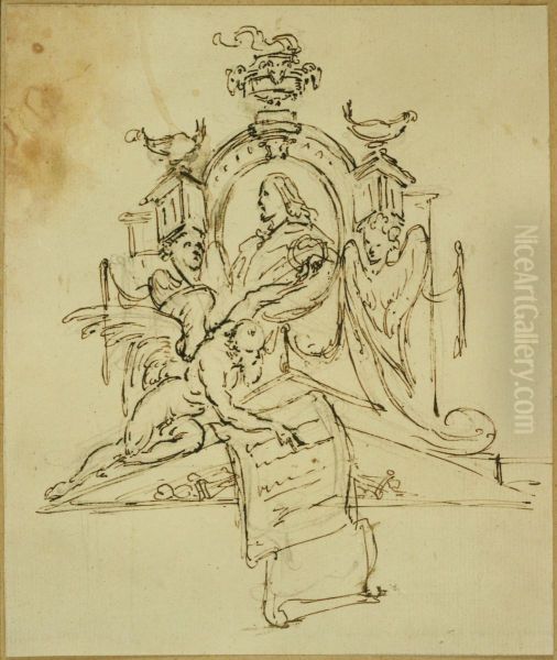 Design for a tomb - view 1