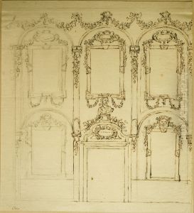 Ontwerp voor de versiering van een gevel by Willem Jacob Herreyns