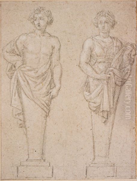 Two herms - view 1