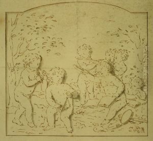 Children at play by unknown