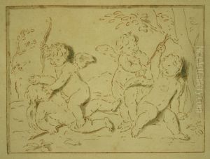 Enfants en train de jouer by unknown